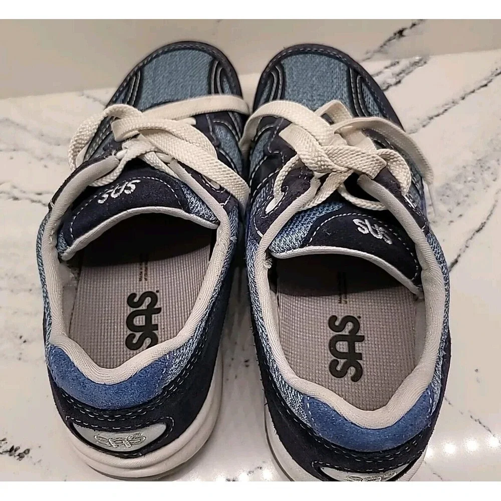 SAS Tour Mesh LT Marine Womens Size 6M Blue Tripad Comfort‎ Shoes